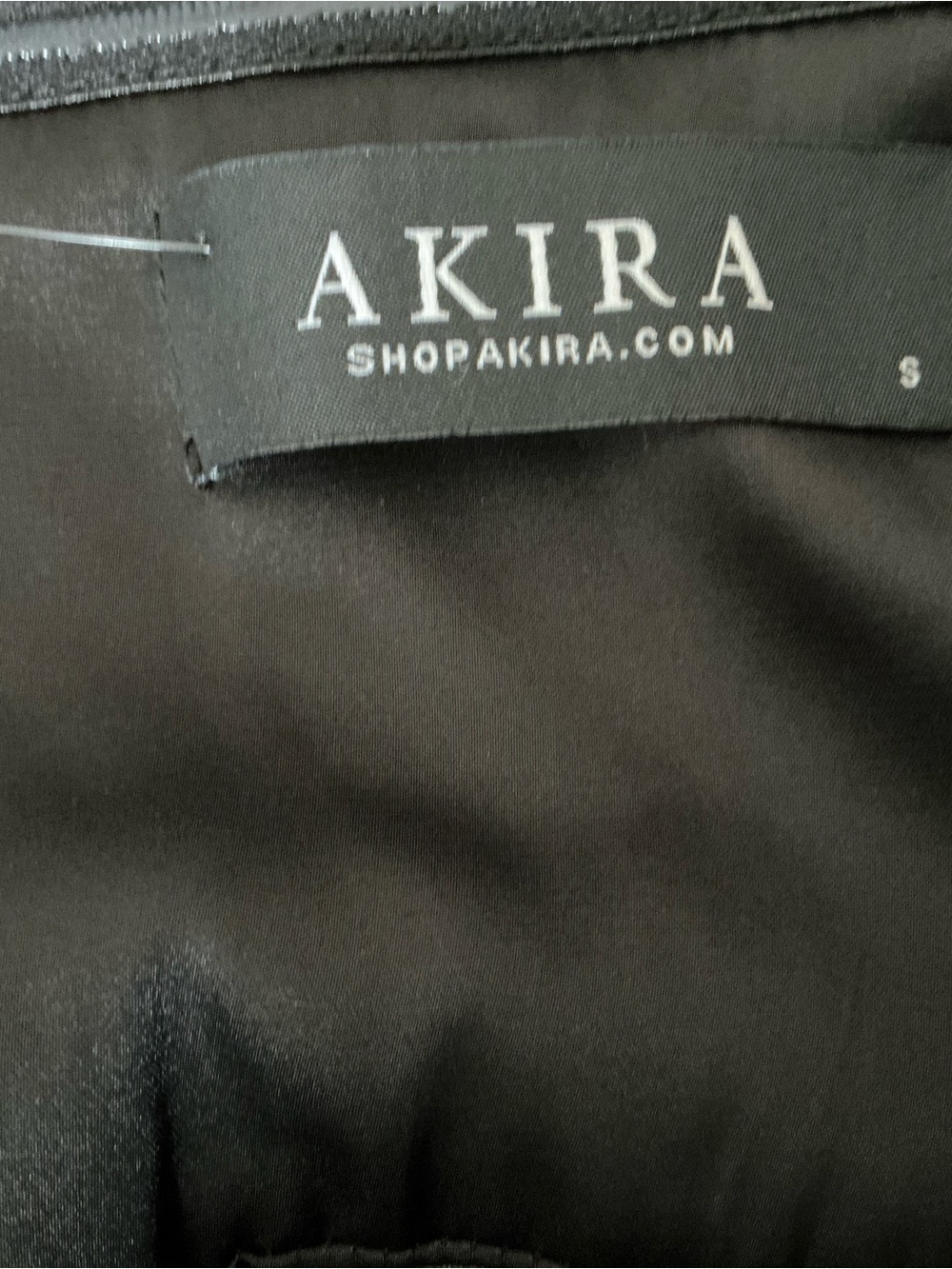 AKIRA Strapless Corset Black Front Hook Pointed Hem Padded Goth Steampunk Glam S - Picture 4 of 7